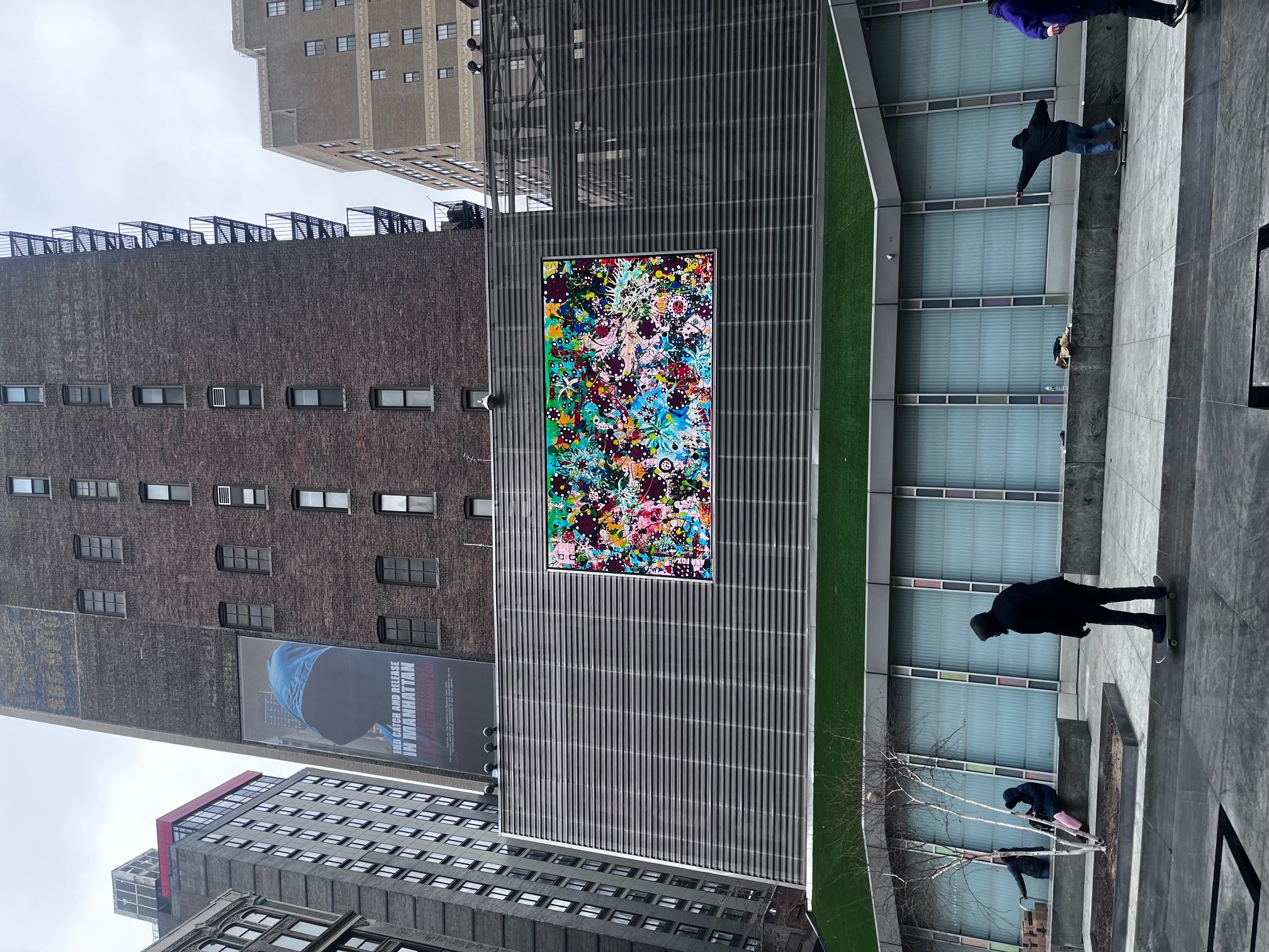 Full Bloom by Ann Fox, installed in Manhattan